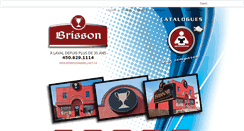 Desktop Screenshot of groupebrisson.ca